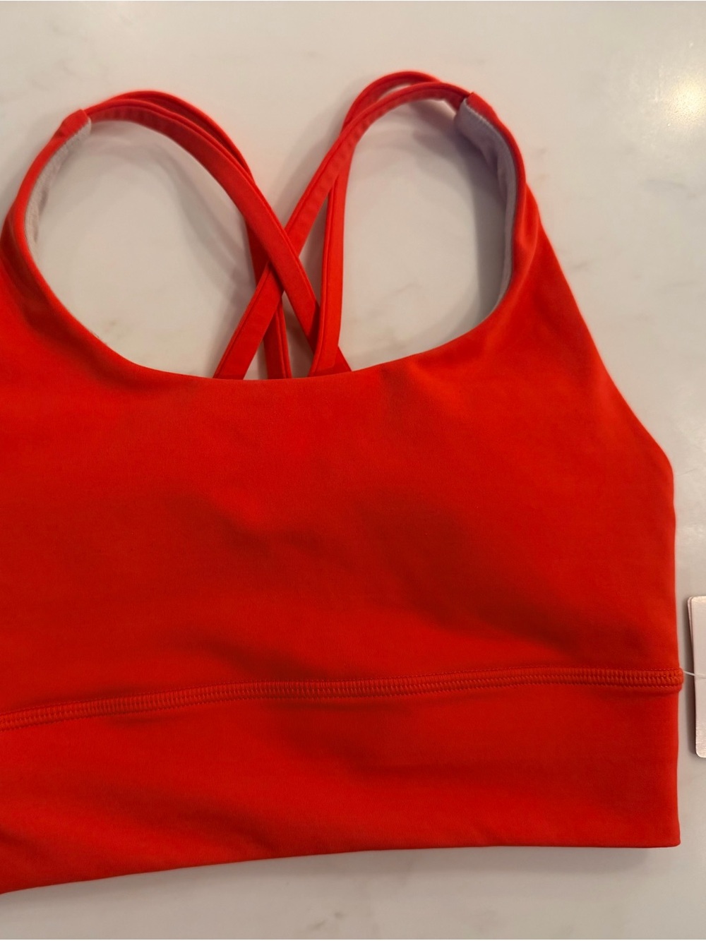 lululemon athletica Red Cross-Back Sports Bra